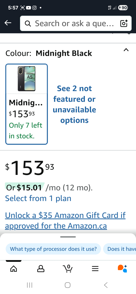 Redmi A5 Midnight Black -Brandnew - photo 5