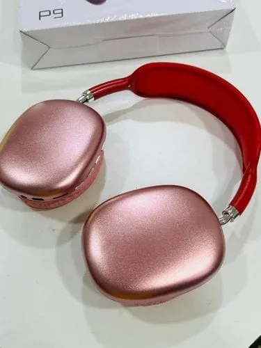 P9 Pink & Red Wireless Headphones - NEW image indicator(2)