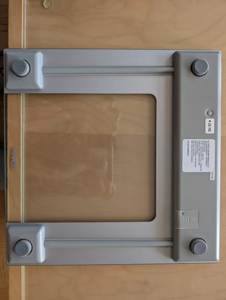 Conair Glass Bathroom Scale image indicator(5)