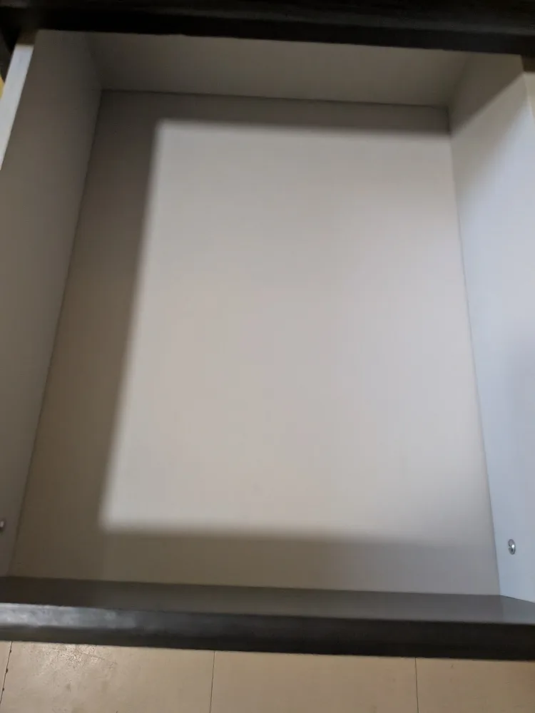 Black 3 drawer dresser/ nightstand image indicator(3)