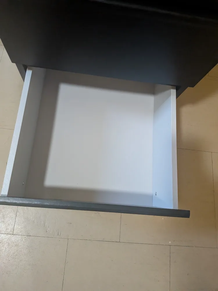 Black 3 drawer dresser/ nightstand image indicator(5)