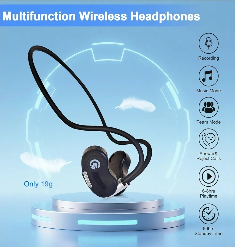 2 Pack Wireless Headphones for TV -Personal Volume Control - photo 3