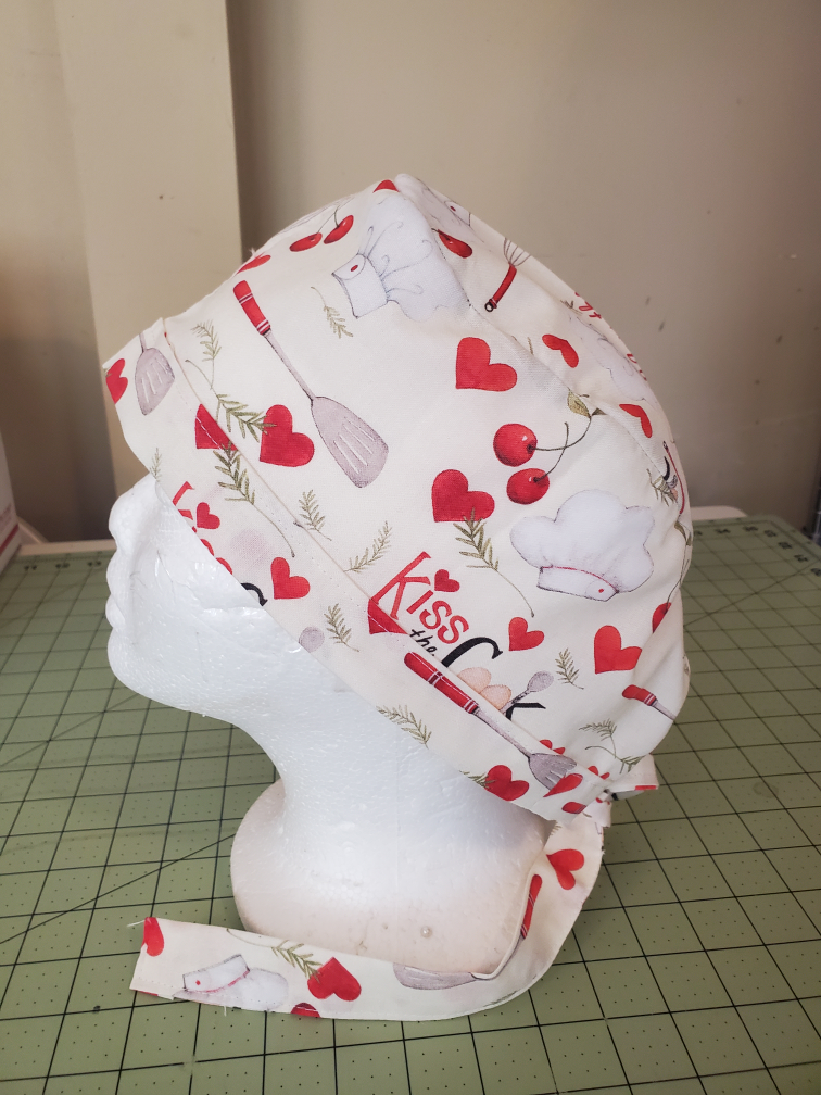 Hand Crafted "Bless the Baker" Scrub Cap New - photo 3