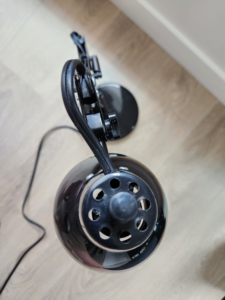 Retro Looking Black Adjustable Desk Lamp with LED light Bulb - photo 5