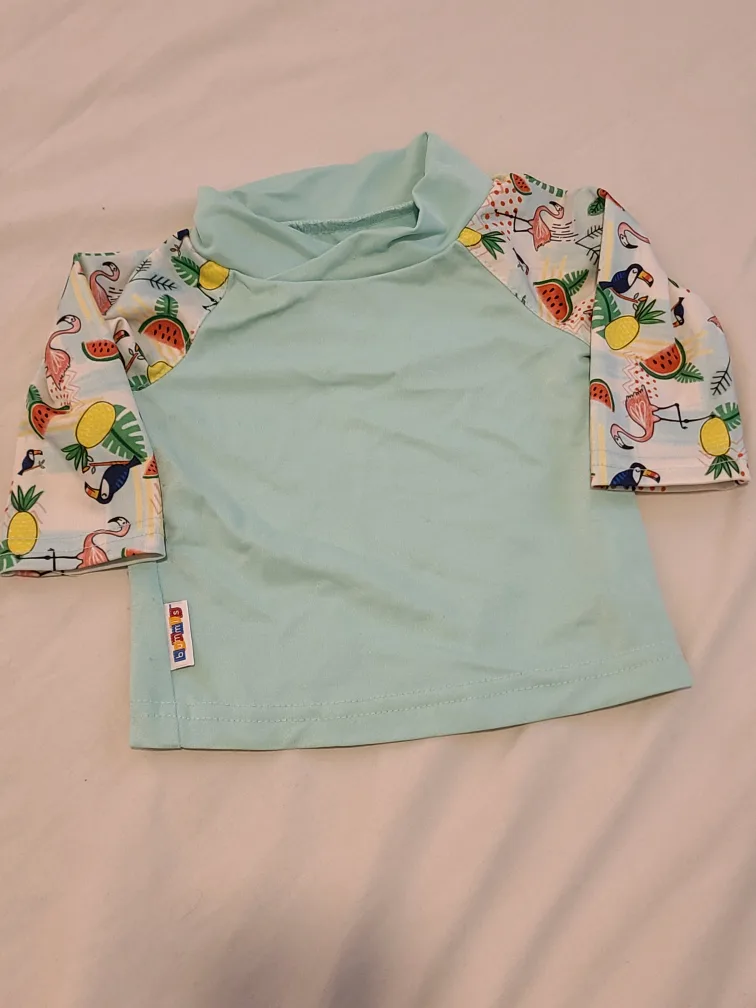 bummis Rash Guard Top - Tropical Print, 6 months thumbnail