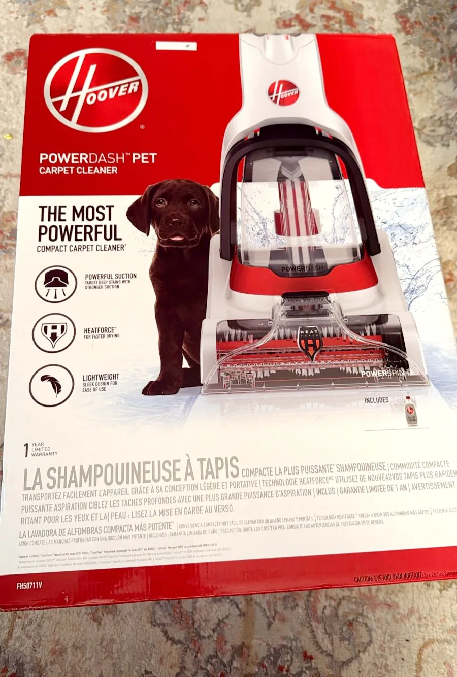 brand new Hoover PowerDash Pet Carpet Cleaner thumbnail