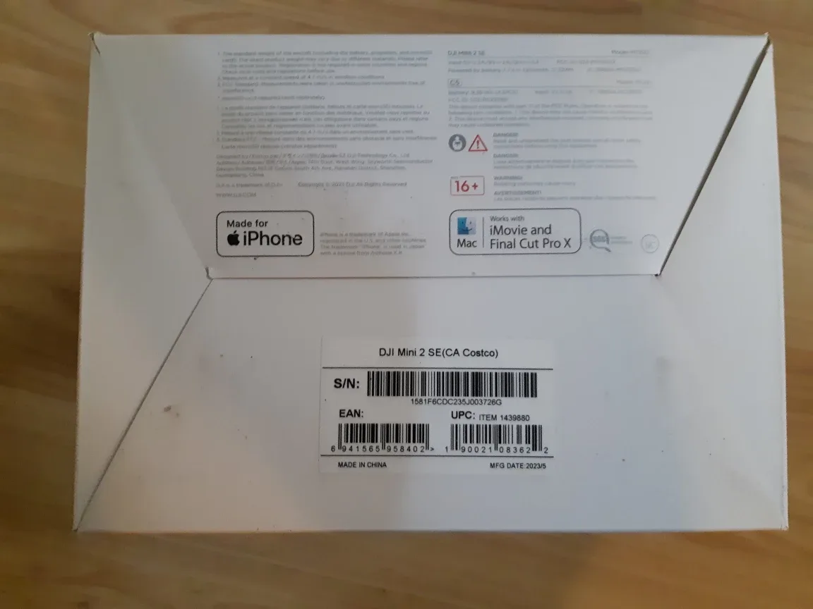 DJI Mini 2 SE fly more combo - open box image indicator(5)