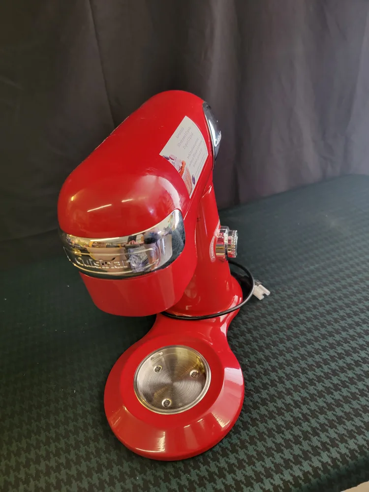 Red Cuisinart stand mixer, please read ad image indicator(2)