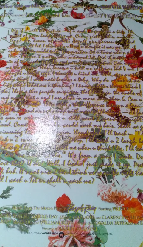 PRINCE PURPLE RAIN VINYL LP *JACKET ONLY* image indicator(7)