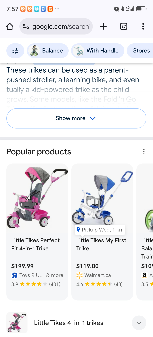Little Tikes Perfect Fit 4-in-1 Trike - Pink