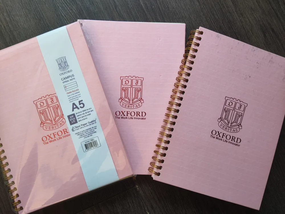 8 Oxford Campus A5 Spiral Notebooks image indicator(3)