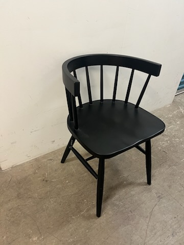Black Spindle Back Armchair  - 2 Chairs