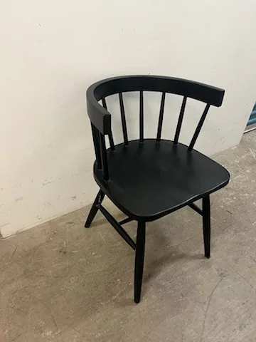 Black Spindle Back Armchair  - 2 Chairs thumbnail