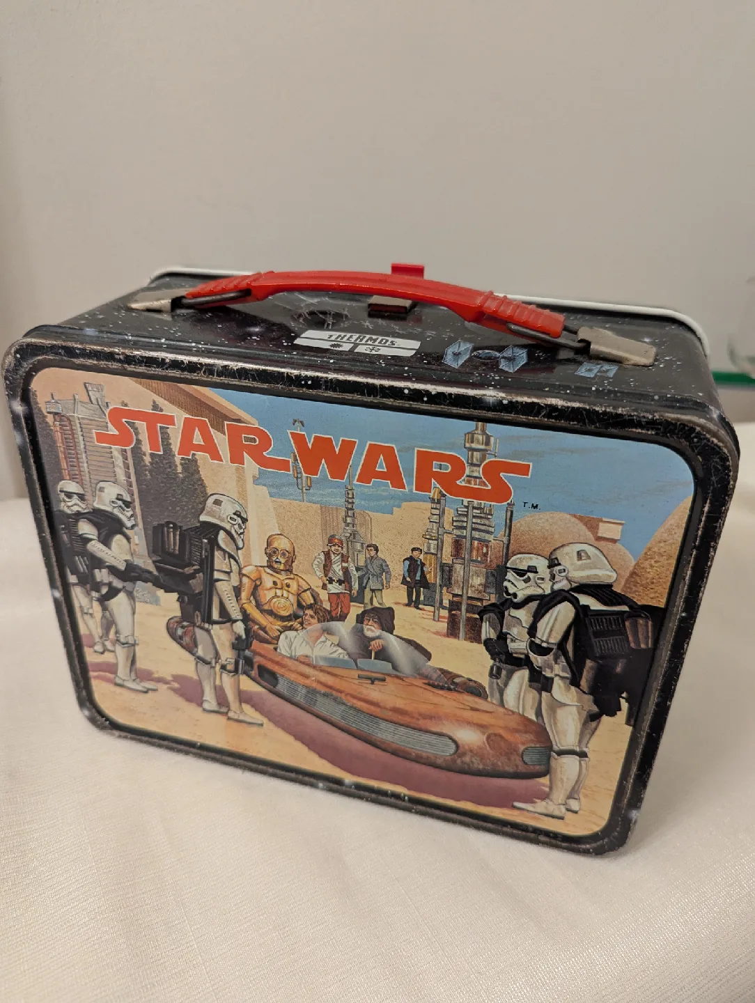 Vintage Star Wars 1977 Lunchbox - Thermos image indicator(2)