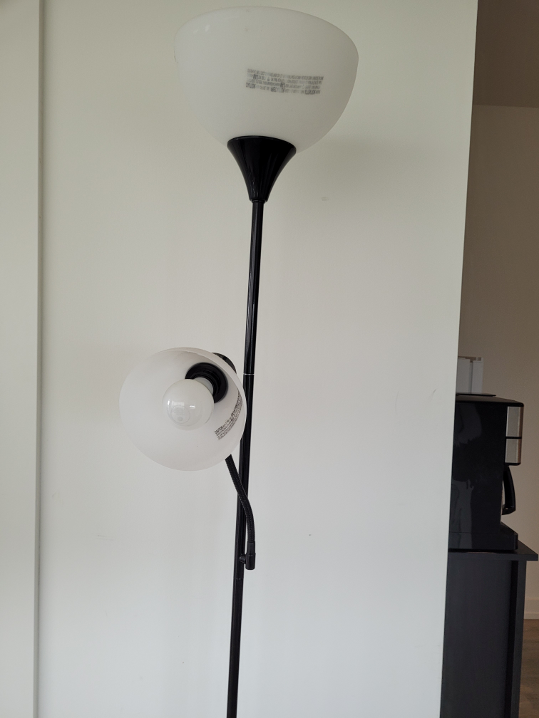 Standing Floor Lamp - Black - photo 2