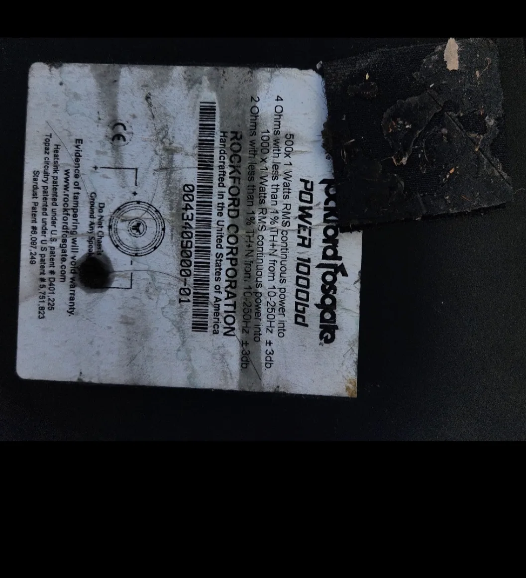 Rockford Fosgate Power 1000bd Amplifier & Alpine Subwoofer image indicator(3)