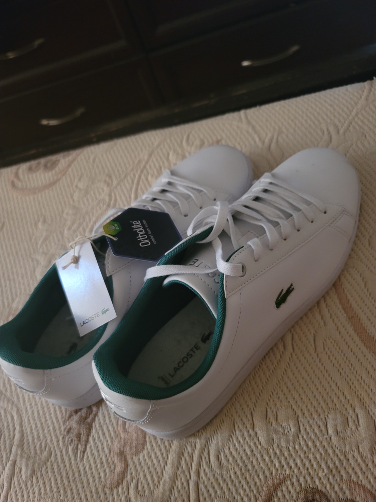 Lacoste White Leather Sneakers
