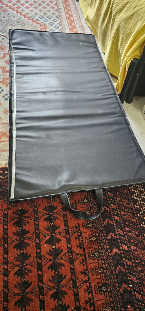 Black Exercise Mat 24×47.5