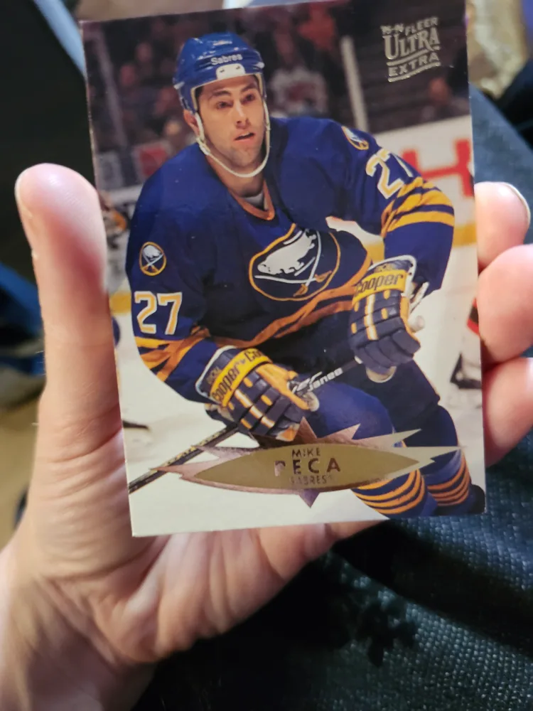 $1 each hockey cards 95/96 buffalo sabres image indicator(3)