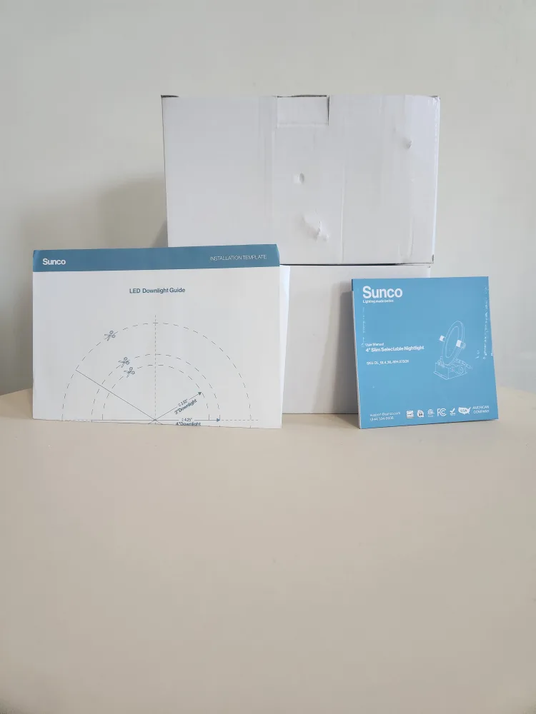 Sunco 4" Slim Selectable Nightlight(12 Total) Open box image indicator(3)