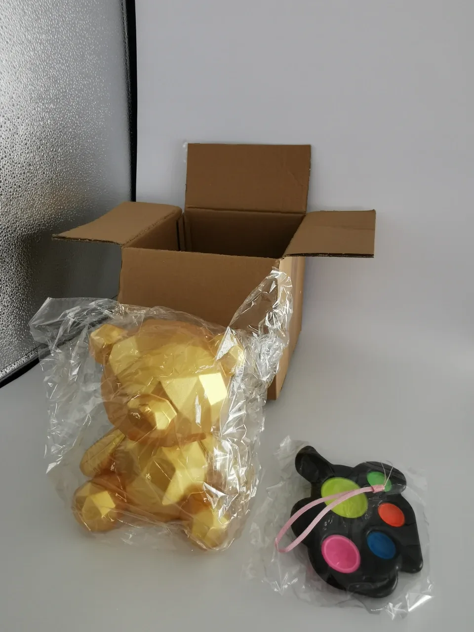 Lucky Bear Piggy Bank with a surprise gift thumbnail