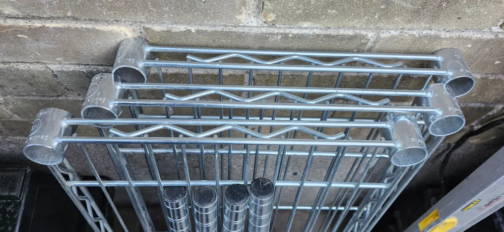 Hevy duty Seville Classics NSF Chrome Shelving. 14"× 36"- 33"H image indicator(2)