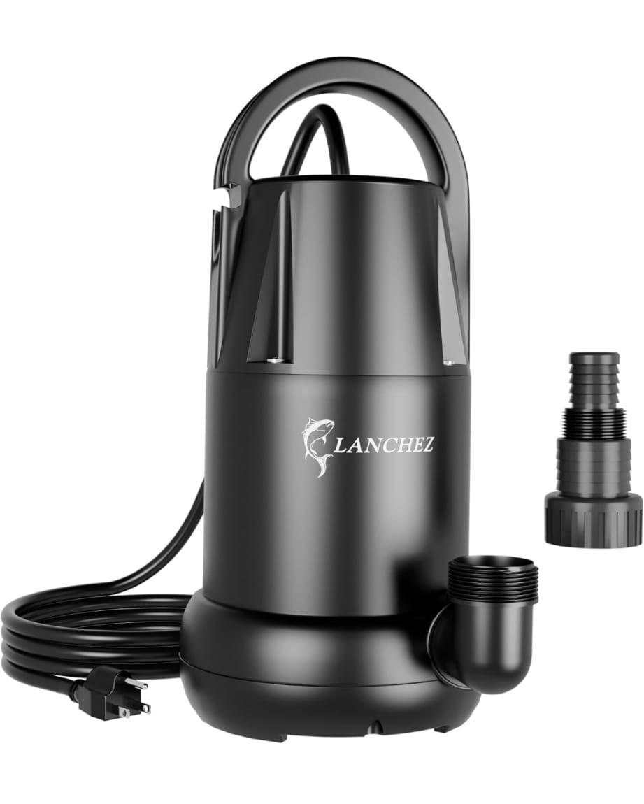 Lanchez 3/4 HP Submersible Sump Pump