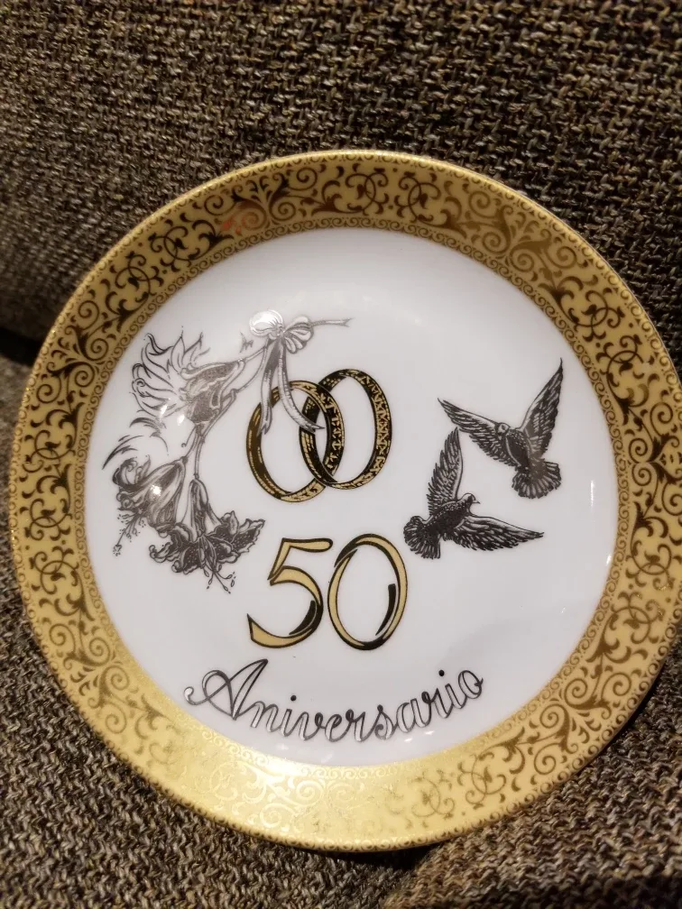 Limoges France 50 Aniversario Plate China image indicator(2)