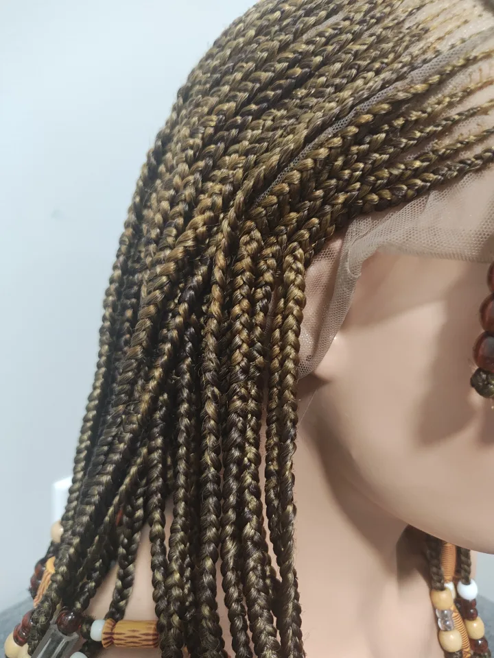 Braided wig with beads image indicator(2)