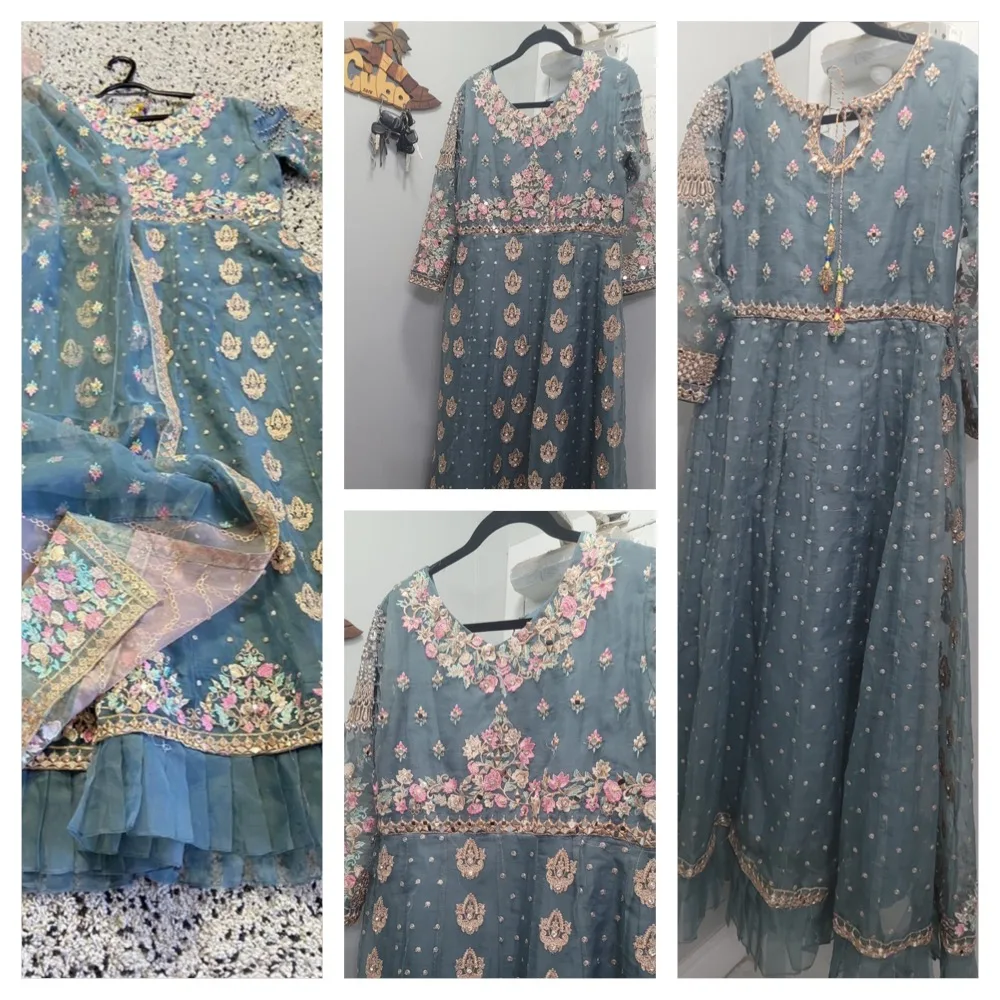 Embroidered Anarkali Dress thumbnail