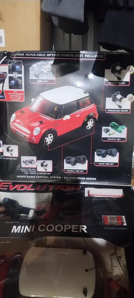 Nikko Evolution Mini Cooper R/C Car thumbnail