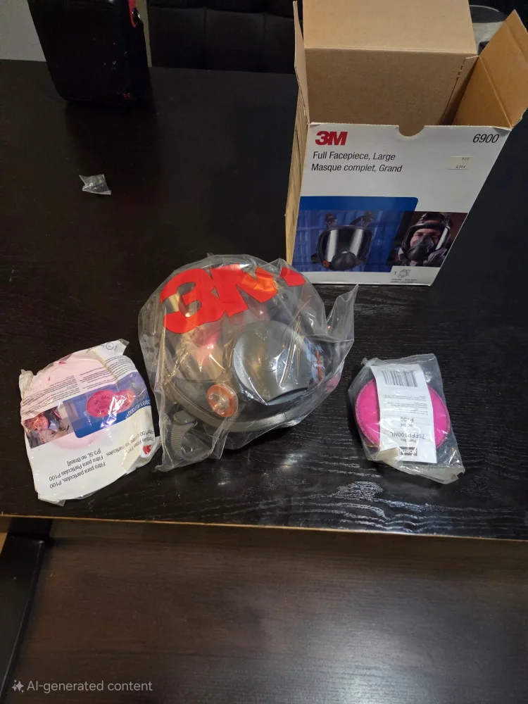3M 6900 Full Facepiece Respirator, Large, New in Box image indicator(2)