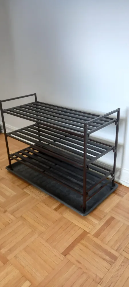 Black Metal Shoe Rack image indicator(2)