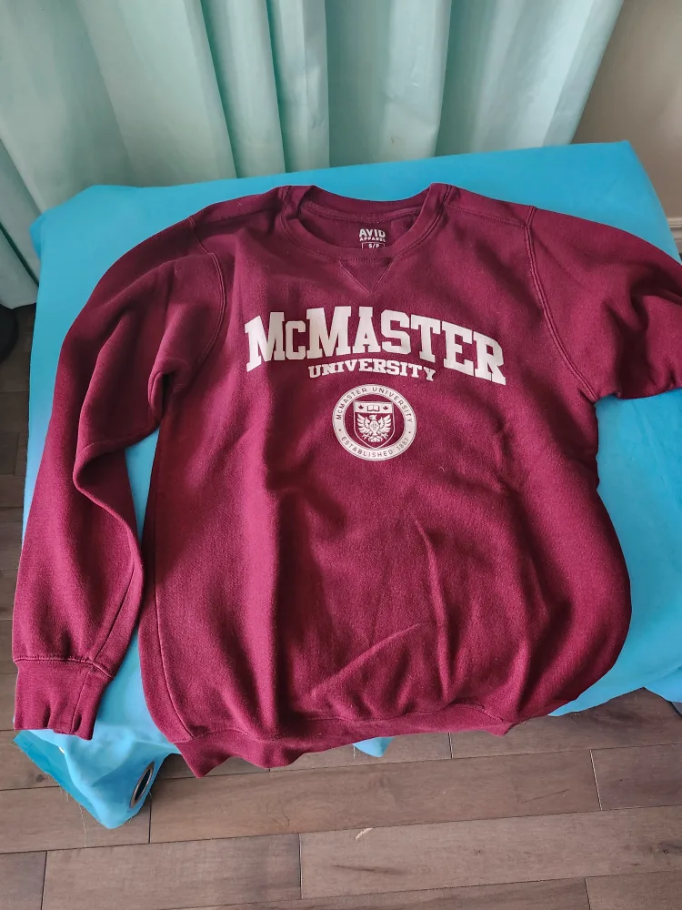 Avid Apparel McMaster University Sweatshirt - Size S thumbnail