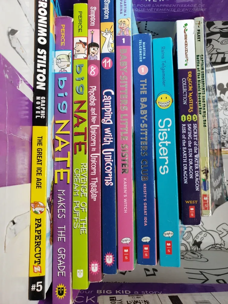 Children's Books - Babysitters Club, Dragon Masters, Big Nate thumbnail