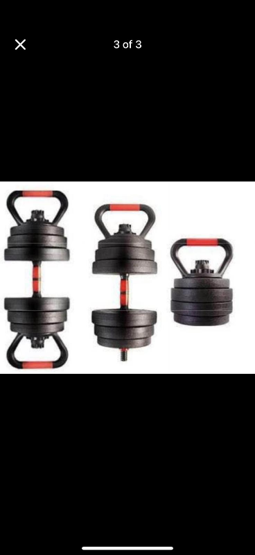 Adjustable Dumbbell and Kettlebell Set - photo 3