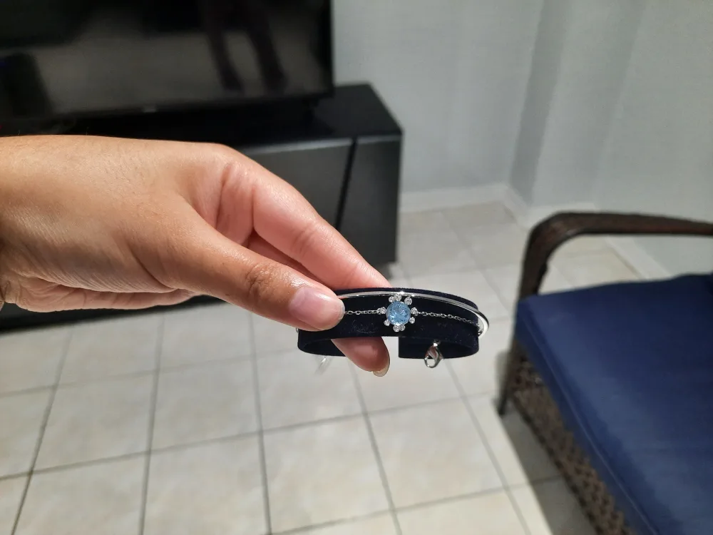 Swarovski Aquamarine Bracelet with Box image indicator(3)