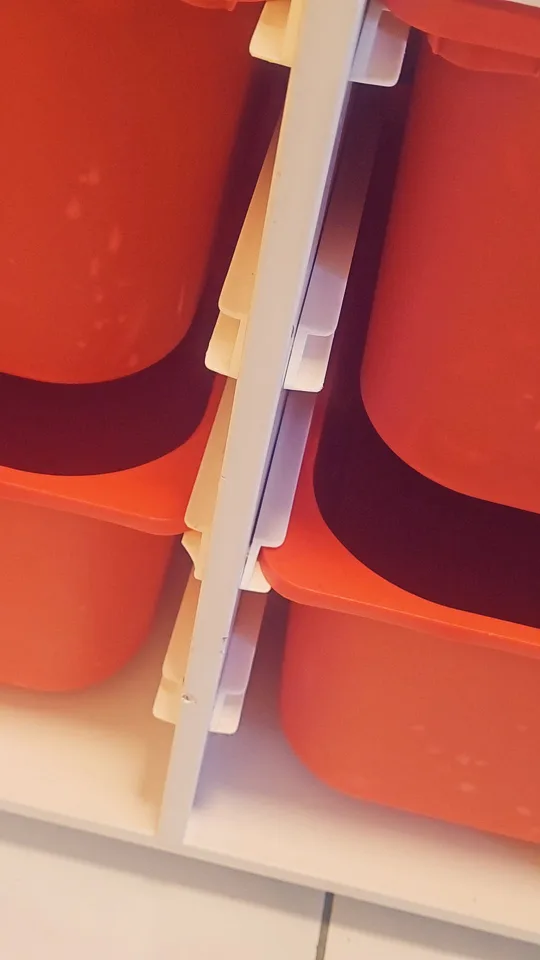 IKEA Trofast Storage Combination with 5 red Bins image indicator(2)