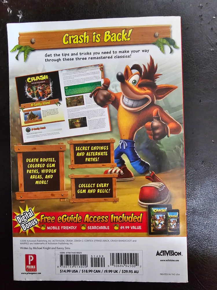 Crash Bandicoot N. Sane Trilogy Prima Games Guide image indicator(2)