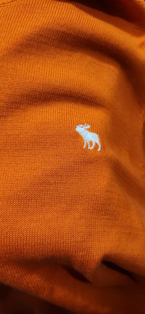 Abercrombie & Fitch Orange Sweater - Size M image indicator(2)