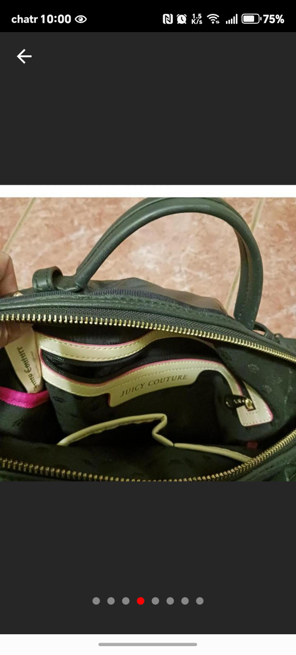 Juicy Couture Black Leather Satchel - photo 5