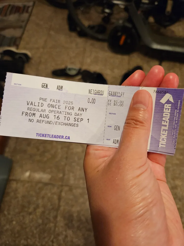 PNE Fair Tickets image indicator(3)