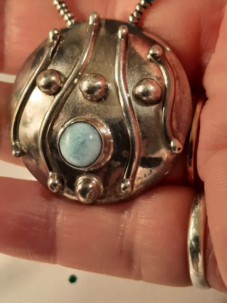 925 silver pendant and chain image indicator(6)