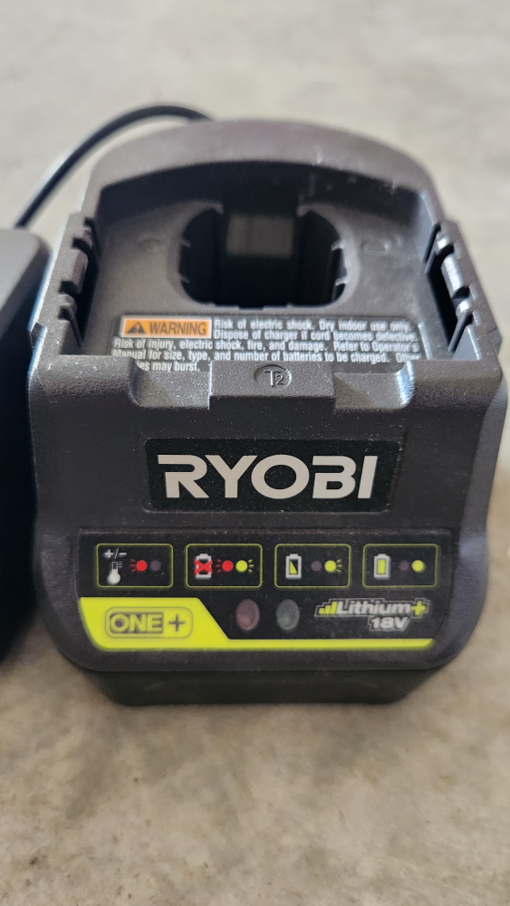 Ryobi 18V ONE+ Lithium-Ion Charger - photo 2