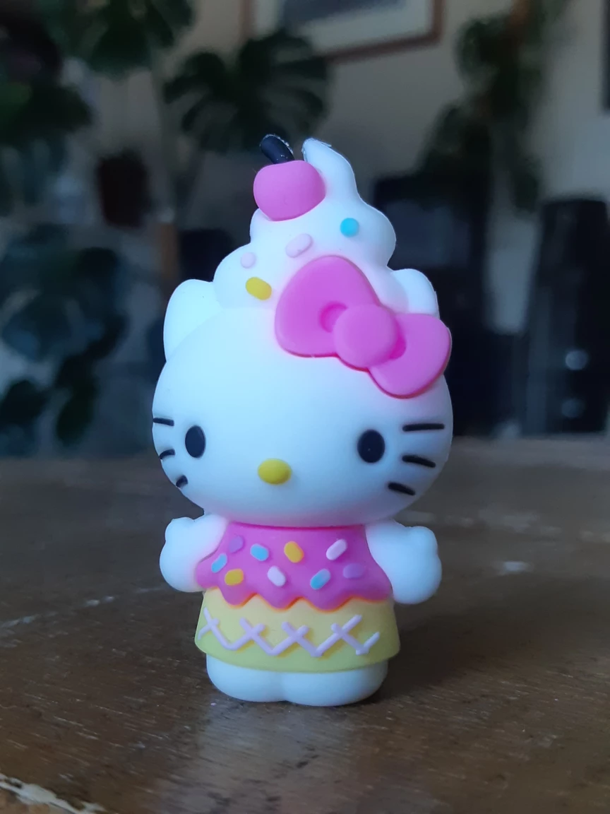 Hello Kitty ice cream cone sundae Collectible figure