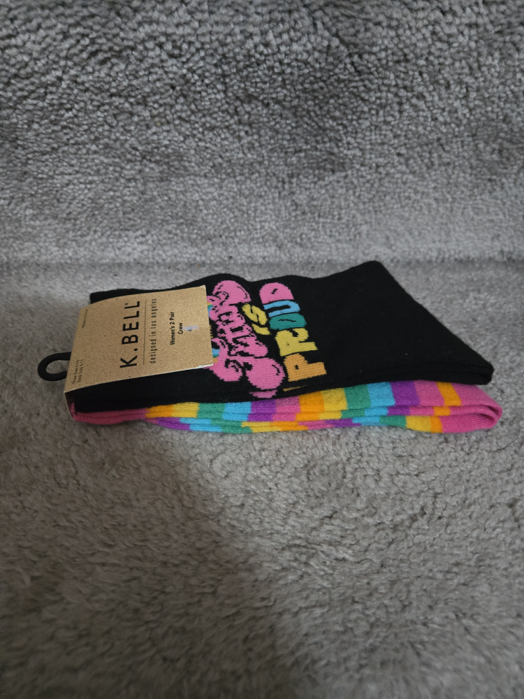 K. Bell Women's Crew Socks, Size 9-11 - photo 2