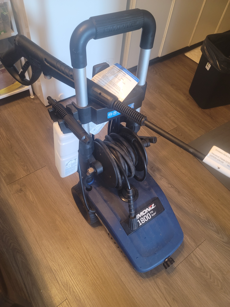 Simoniz 1800 PSI Electric Pressure Washer - photo 5