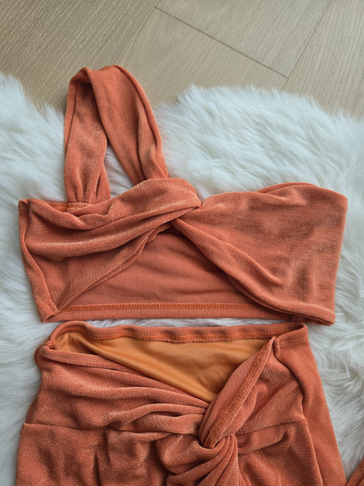 SHEIN Orange Two-Piece Set - photo 4