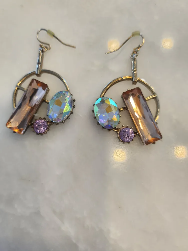 Geometric Dangle Earrings thumbnail