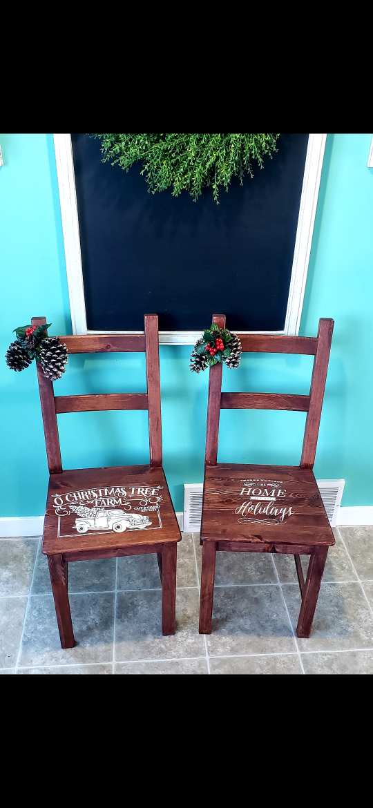 Christmas chairs